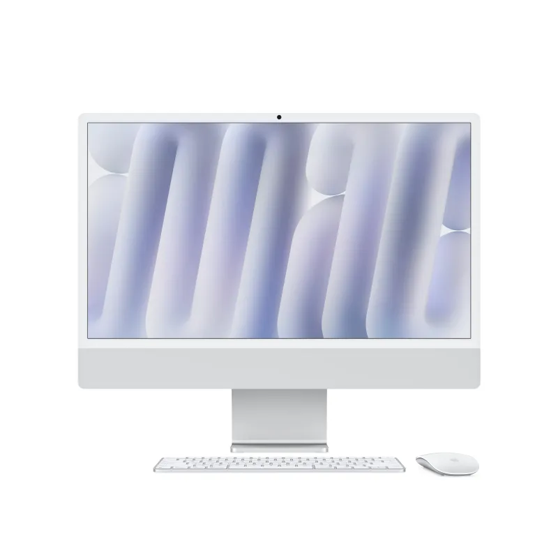 Моноблок Apple iMac 24" Retina 4,5K, M4 (10C CPU, 10C GPU, 2024), 24 ГБ, 512 ГБ SSD, серебристый
